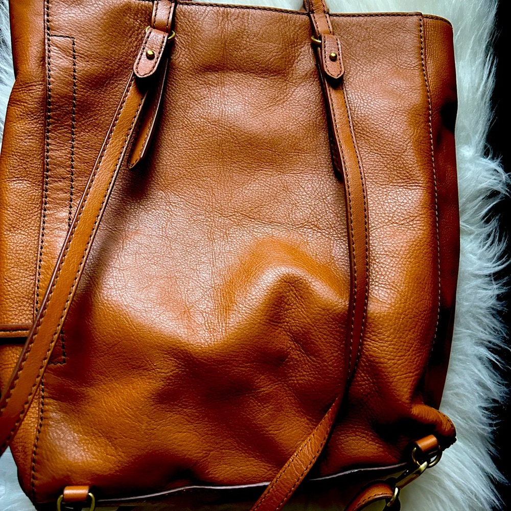 Camilla Convertible Large Leather Backpack